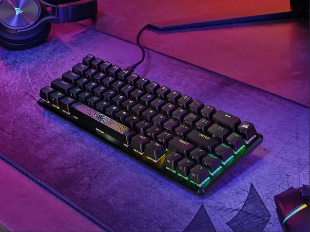 K65 PRO MINI RGB 65% Optical-Mechanical Gaming Keyboard - Corsair OPX switches - Black