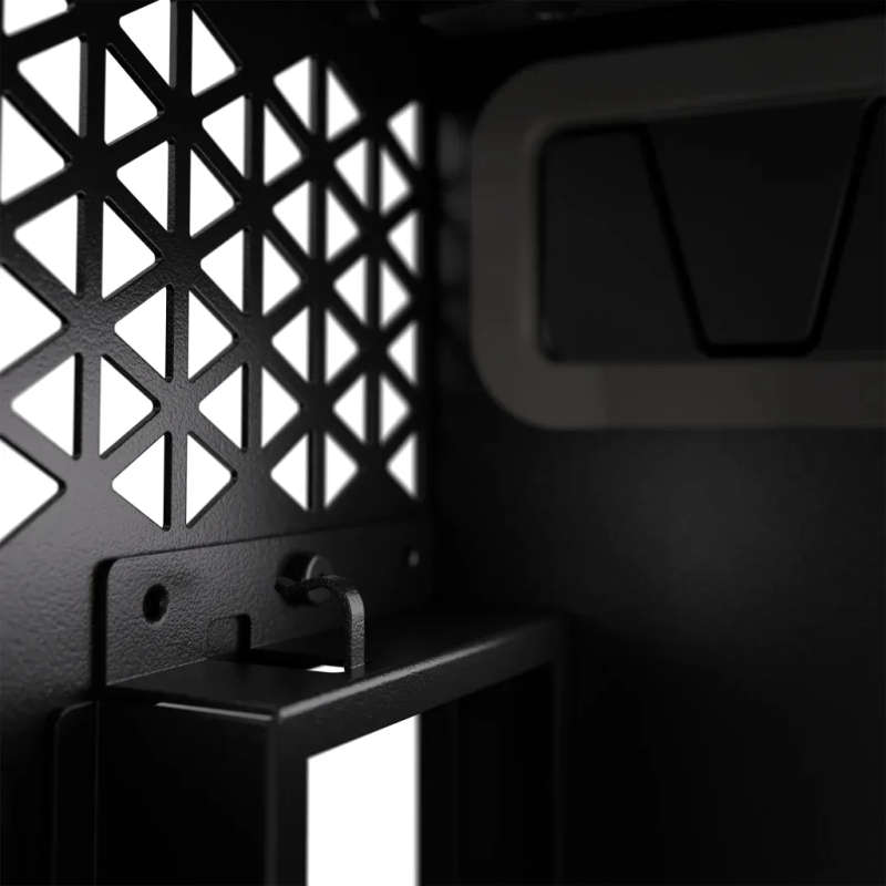 6500X Mid-Tower Dual Chamber PC Case; Black