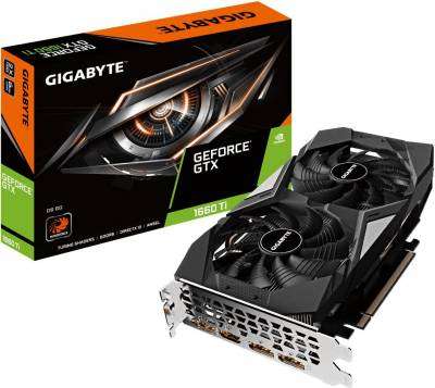 Gigabyte Nvidia Geforce® Gtx 1660 Ti D6 - 6144Mb Gddr5 Hdmi Dp X3