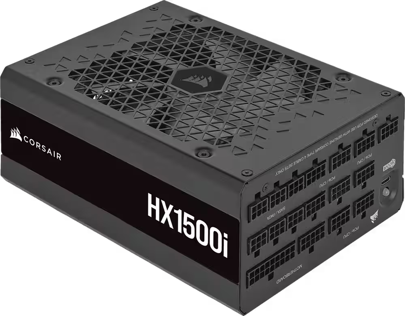 Corsair HX Series HX1500i  1500 Watt 80 PLUS® Platinum Certified Fully Modular PSU; ATX 3....
