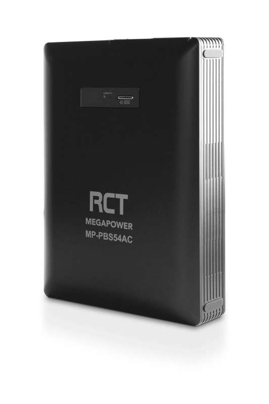 Rct Megapower S 54000Mah Ac Power Bank 2 X 230V Ac Outlet 2.4A Usb Type A And 1 X 3A Usb Type C W...