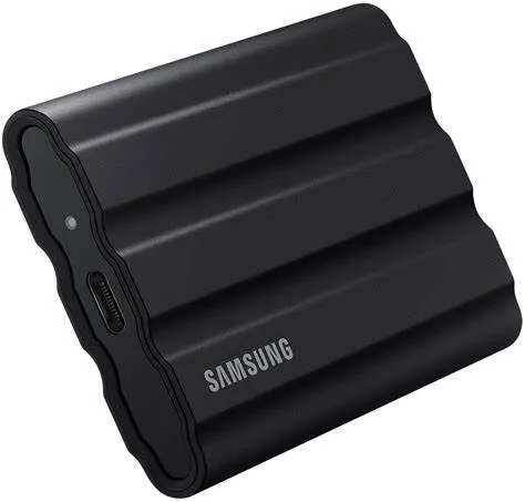 Samsung T7 Shield 1 Tb Usb 3.2 Portable Ruggedised Ssd - Siler