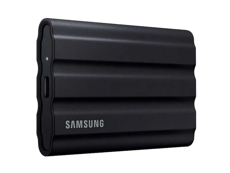 Samsung Mu-Pe4T0S T7 Shield Portable Ssd 4 Tb; Usb 3.2 (Gen2; 10Gbps) Backwards Compatible - Black