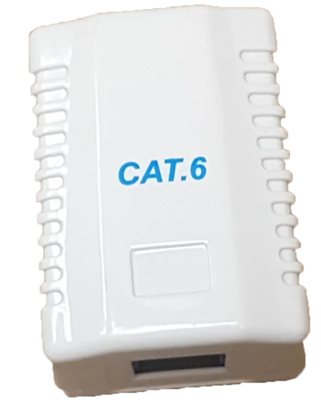 Rct Cat6 Wallbox Single Port