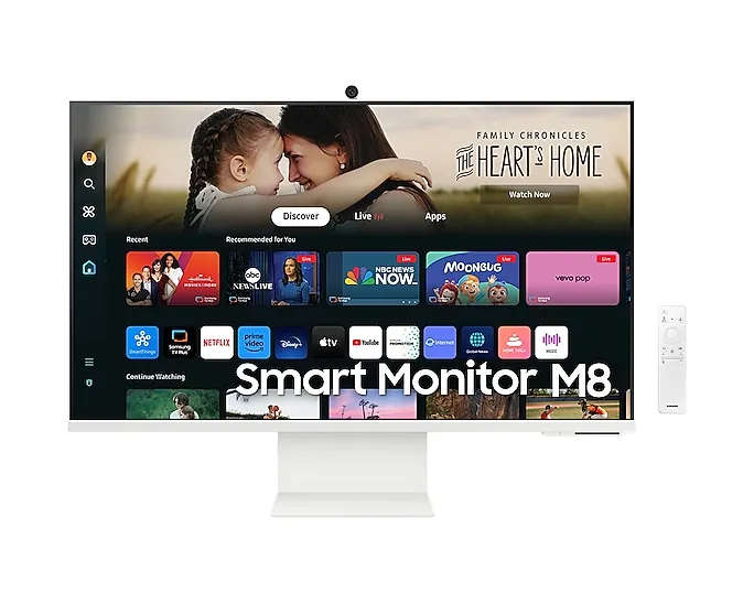 Samsung LS32CM801 32'' Flat M8 HDR10+ Smart Monitor; 3840x 2160; GtG 4ms; 60Hz; HRD10+; 2 x 5W Sp...