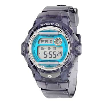 Casio Baby G Digital Dial Transparent Resin Ladies Watch