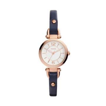 Fossil Georgia Mini White Dial Ladies Casual Watch