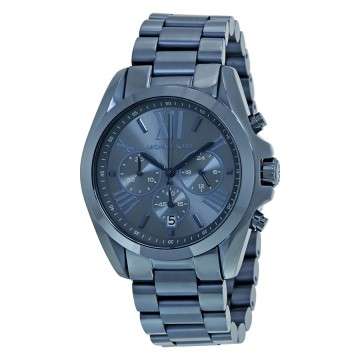 Michael Kors Oversized Bradshaw Navy Blue Dial Men's Chronograph Watch