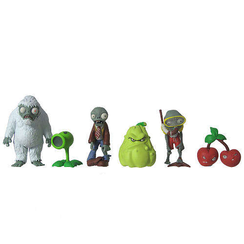 Plants vs. Zombies 6 Pack 2 inch Fun-Dead Figure Set