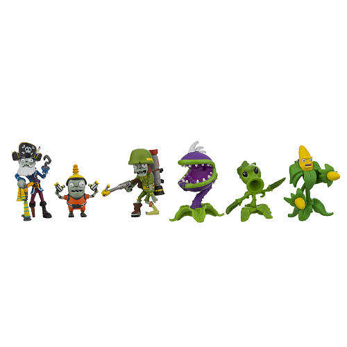 Jazwares Plants vs. Zombies Garden Warfare 2 2 inch Multi Figure Set - 6 Pack