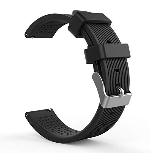 Gear S2 Classic Watch Band, MoKo Soft Silicone Replacement Sport Band for Samsung Gear S2 Classic SM