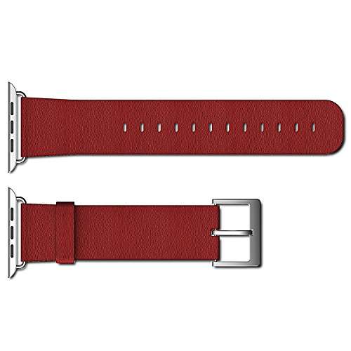 Apple Watch Band, JETech 38mm Genuine Leather Strap Wrist Band Replacement w/ Metal Clasp for Apple