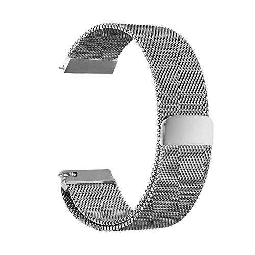 Gear S3 Classic Band Gear S3 Frontier Band,Oitom Magnet Milanese loop Woven Stainless Steel Watch Ba