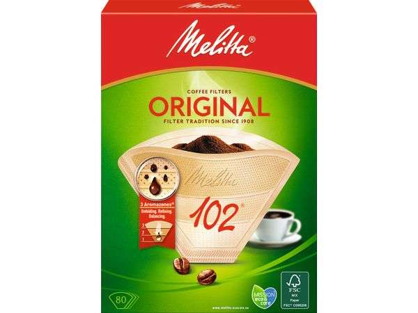 Melitta Original Filter Paper, 102 - 6658694 - 80, Brown