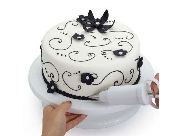 Sweetly Does It Revolving Cake Decorating Table, 28cm - SDITURNTABLE