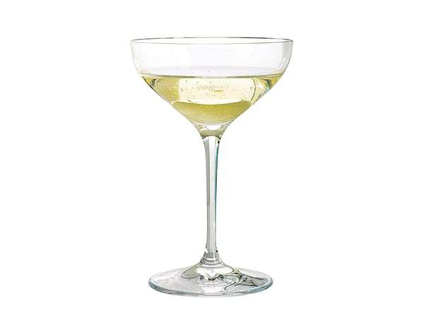 Spiegelau Lead-Free Crystal Champagne Saucer Glasses, Set of 4 - 4710050
