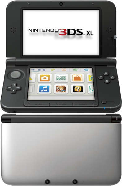 Nintendo 3DS XL + Silicone Protective Case PERFECT CONDITION