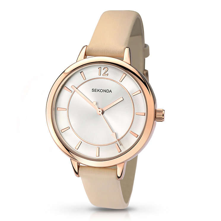 Sekonda Editions Ladies' Cream Strap Watch