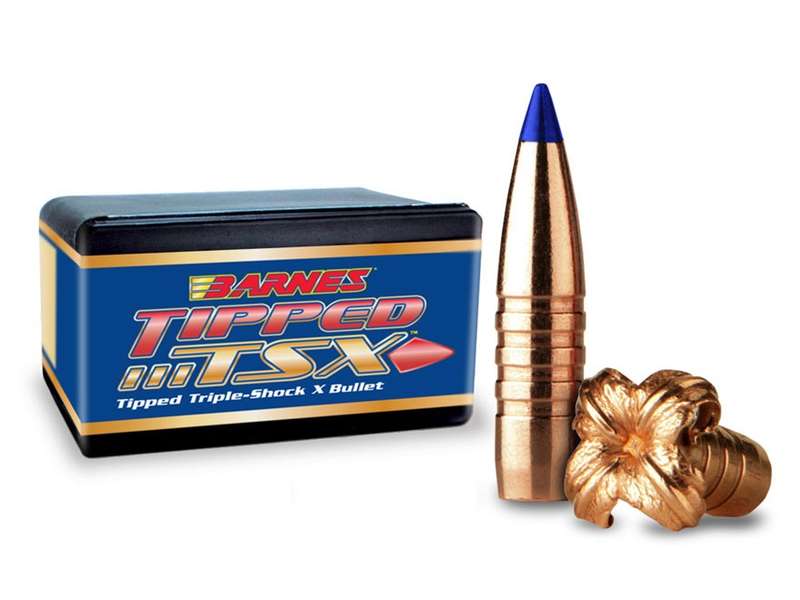 Barnes Tipped Triple-Shock X Bullets 30 Caliber (308 Diameter) 165 Grain Spitzer Boat Tail