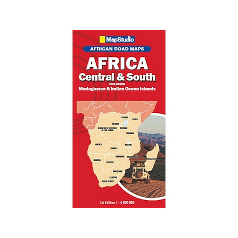 Mapstudio Africa Central & South Road Map