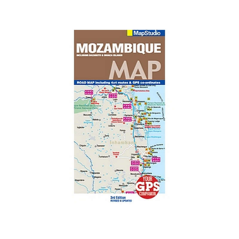 Mapstudio Mozambique Road Map