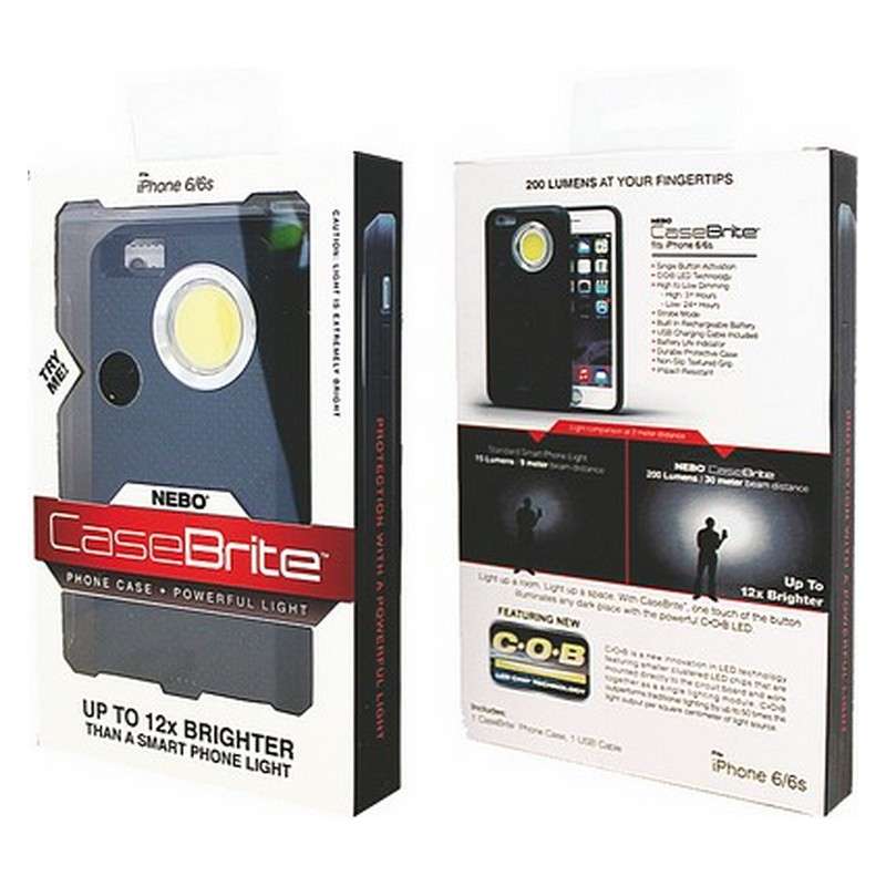 NEBO CASEBRITE 200LUM iPHONE 6/6S - BOX
