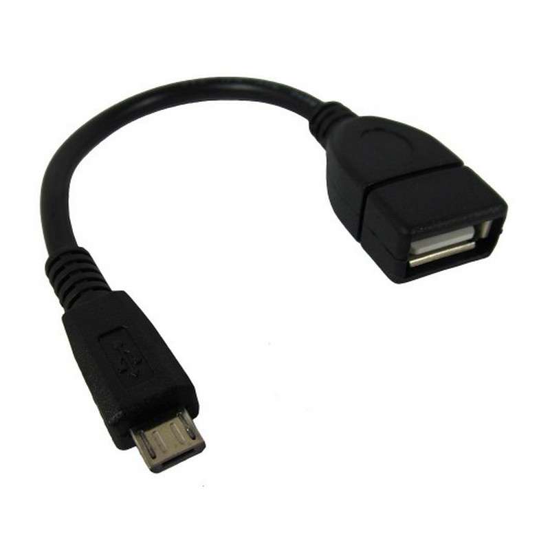ASTRUM USB2.0 CABLE 0.2M TYPE A-C MINI OTG BLACK