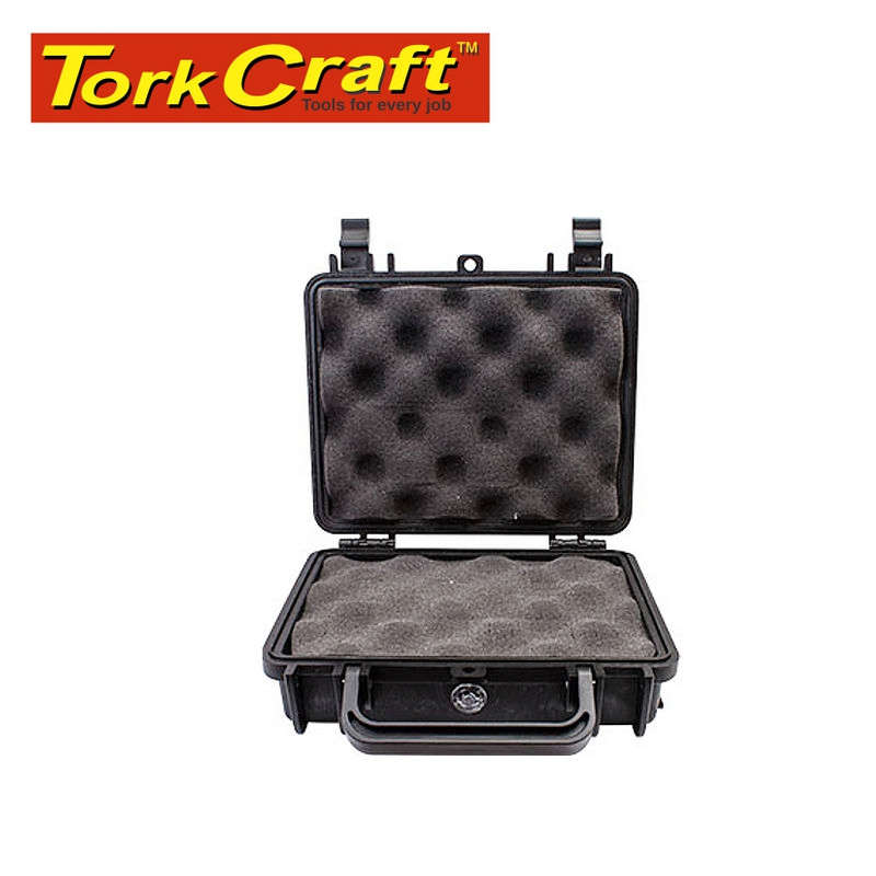 Tork Craft Hard Case 192x182x58mmod With Foam Black Water & Dust Proof(171305?