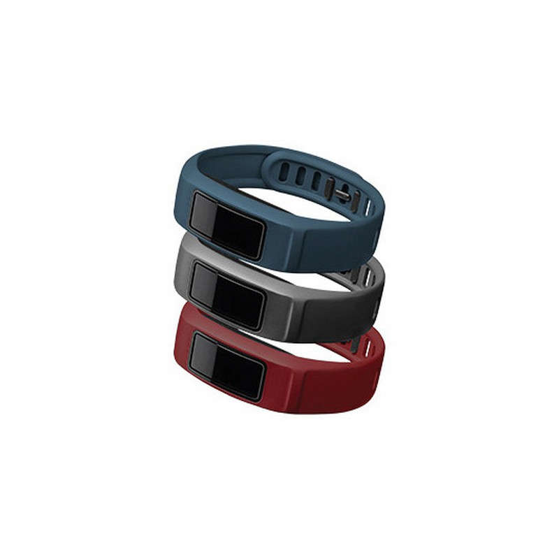 Garmin Large bands - Burgundy, Slate & Navy