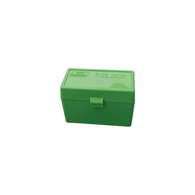 MTM AMMO BOX 50 RD RIFLE FLIP-TOP GREEN