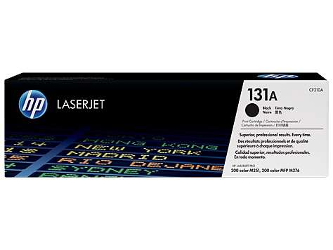 HP 131A Black Original LaserJet Toner Cartridge,1,520 pages