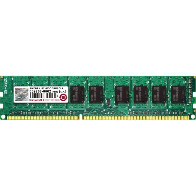 Transcend DDR3-1333 CL9 ECC DIMM Server Memory - 8GB