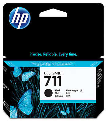 HP 711 38-ml Black DesignJet Ink Cartridge