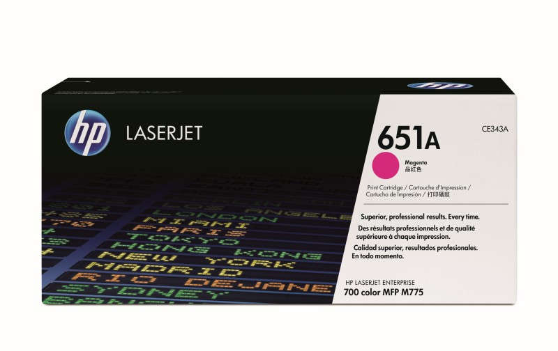 HP 651A LaserJet Magenta Print Toner Cartridge