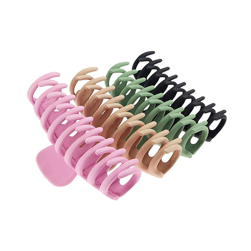 4 Piece Fashion Large Hair Claw Clips For Women