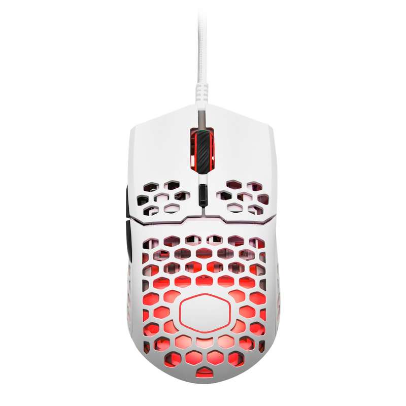 Cooler Master MM711 RGB Gaming Mouse - Matte White