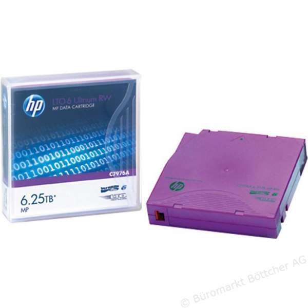 Hp Lto6 6.25Tb Rw/Data Cartridge