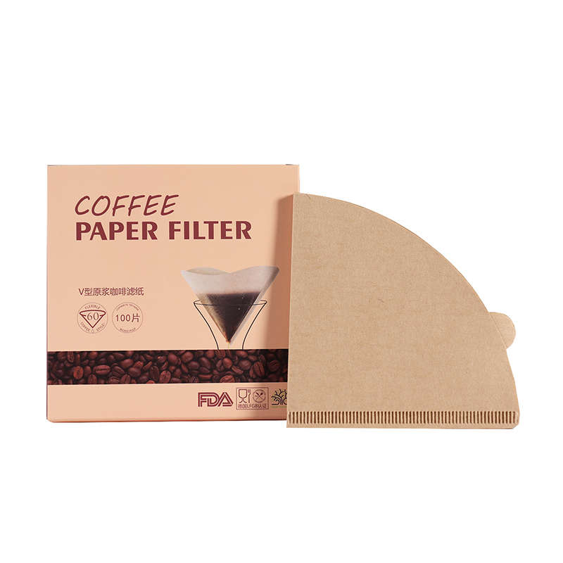 DHAO Coffee Filters Disposable Pour Over Coffee Filter 1-2 Cup - Brown