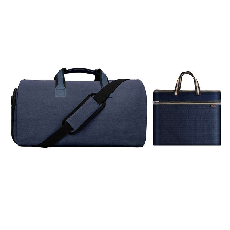 Webuy Convertible Travel Garment Bag Hanging Suitcase Suit Travel Bag - Blue