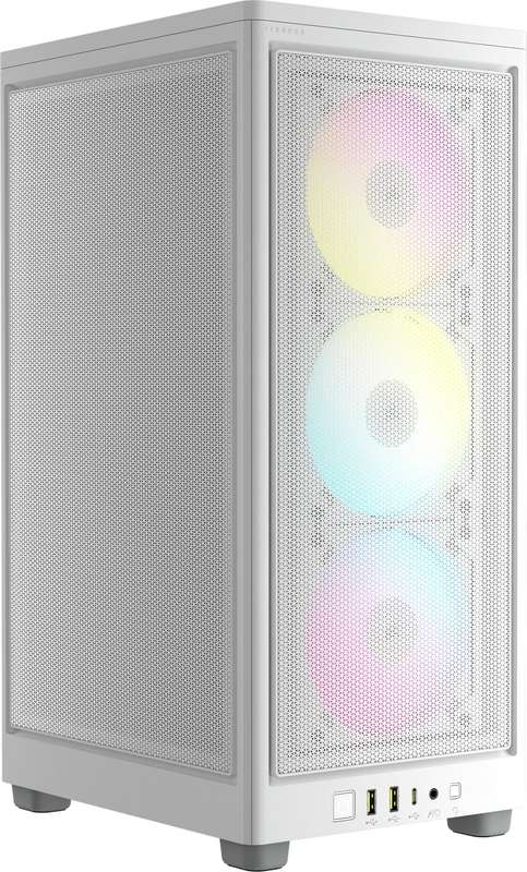 Corsair 2000D iCUE RGB AIRFLOW Mesh Inverted White Mini-ITX