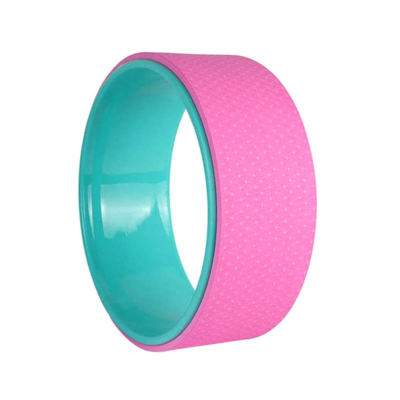 Professional Yoga Wheel Back Wheel Great For Stretching - Pink