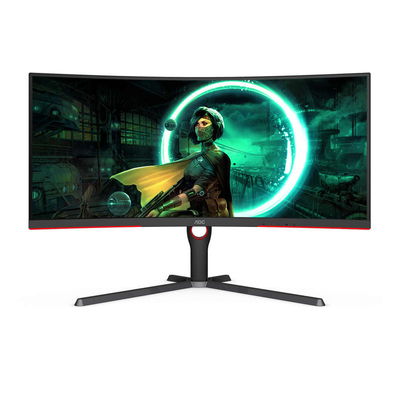 AOC CU34G3S Gaming 165Hz 1ms 34" QHD Curved Gaming Monitor