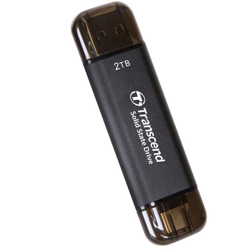 Transcend 2TB ESD310C Series USB Type C & A Portable Solid State Drive