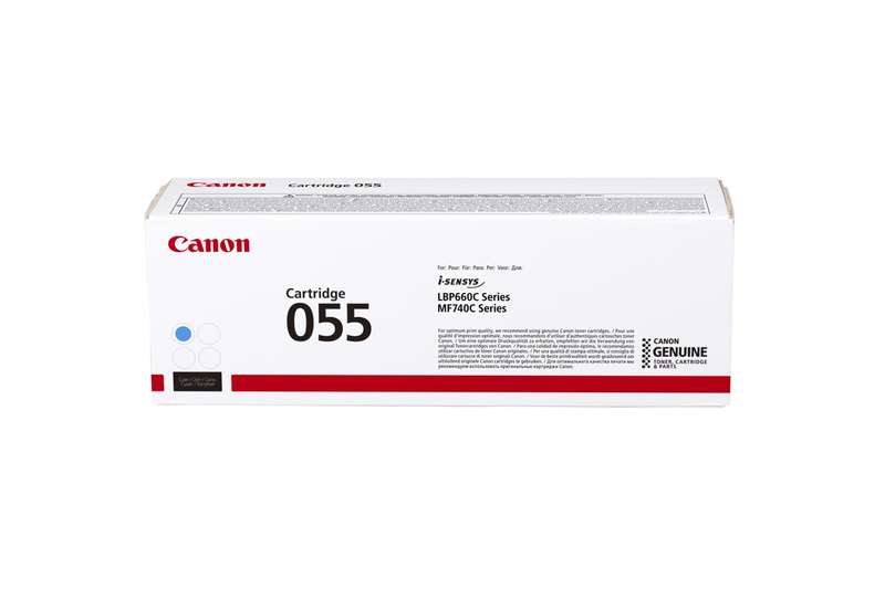 Genuine Canon 055 Cyan Toner Cartridge