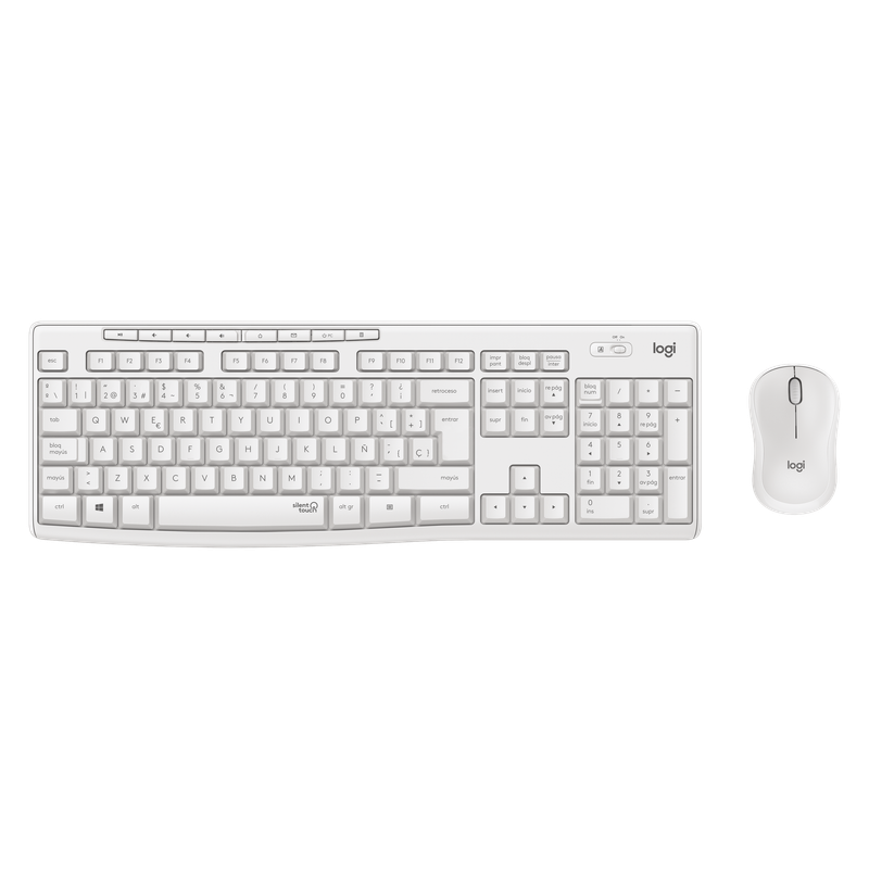 Logitech MK295 Silent Wireless Combo - OFF WHITE