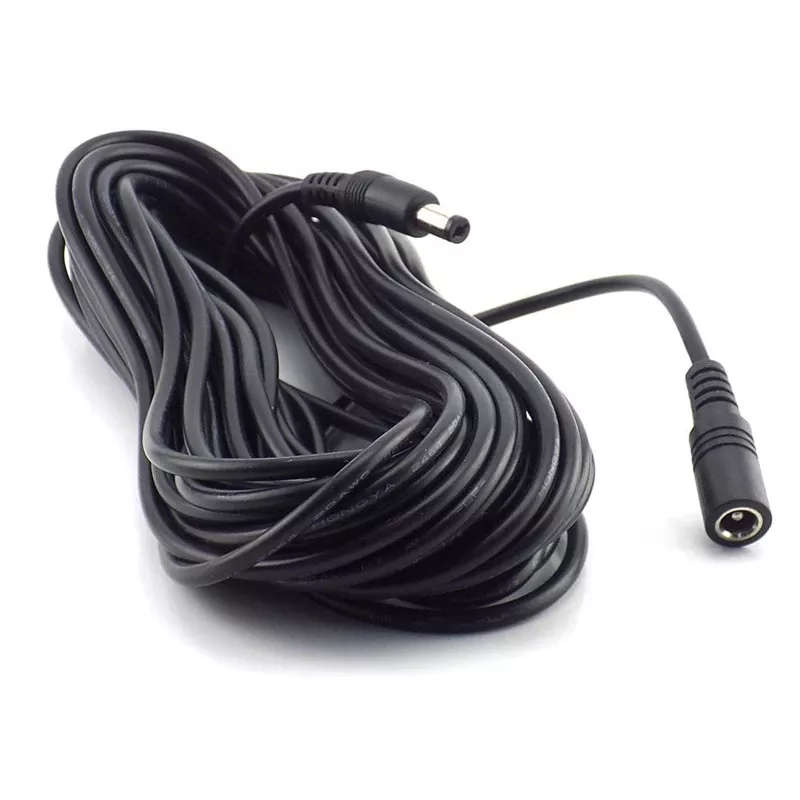 DC Extension Power Cable Male to Female  3m / 5m / 10m / 15m / 20m / 30m | 5.5mm x 2.1mm Plug ...