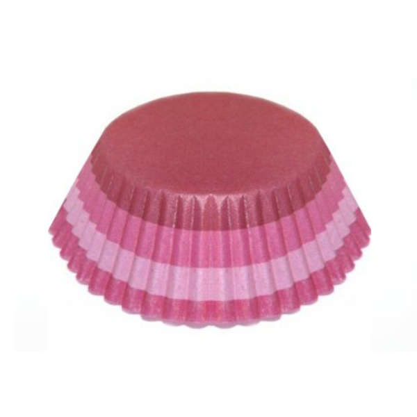 10 x 72 Pack Eddingtons Medium Cake Cupcake Muffin Wrappers Cases Pink Stripes
