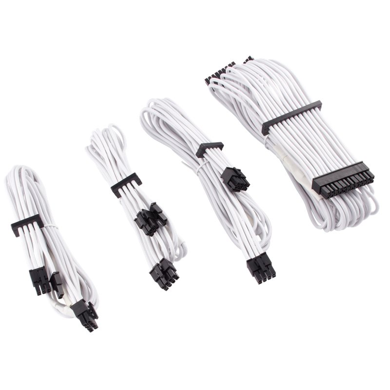 Corsair Premium Individually Sleeved PSU Cables  Kit  Gen 4  White