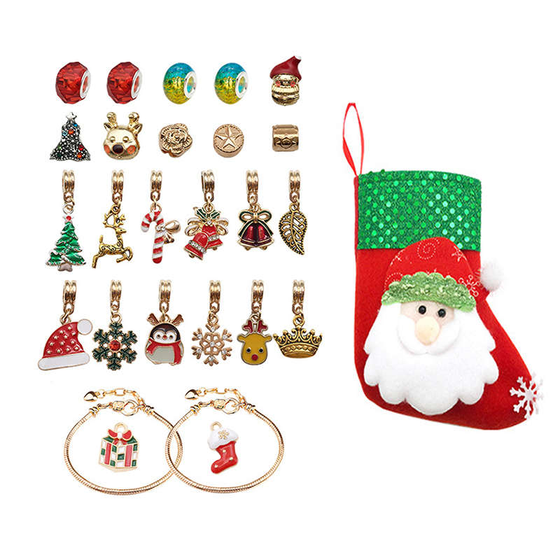 Christmas Charms DIY Jewelry Making Pendants With Christmas Stocking