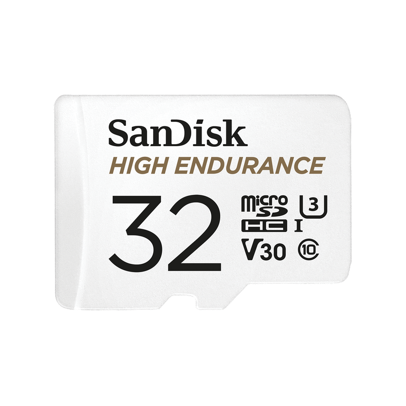 Sandisk High Endurance 32GB Class 3 MicroSDXC Card with Adapter